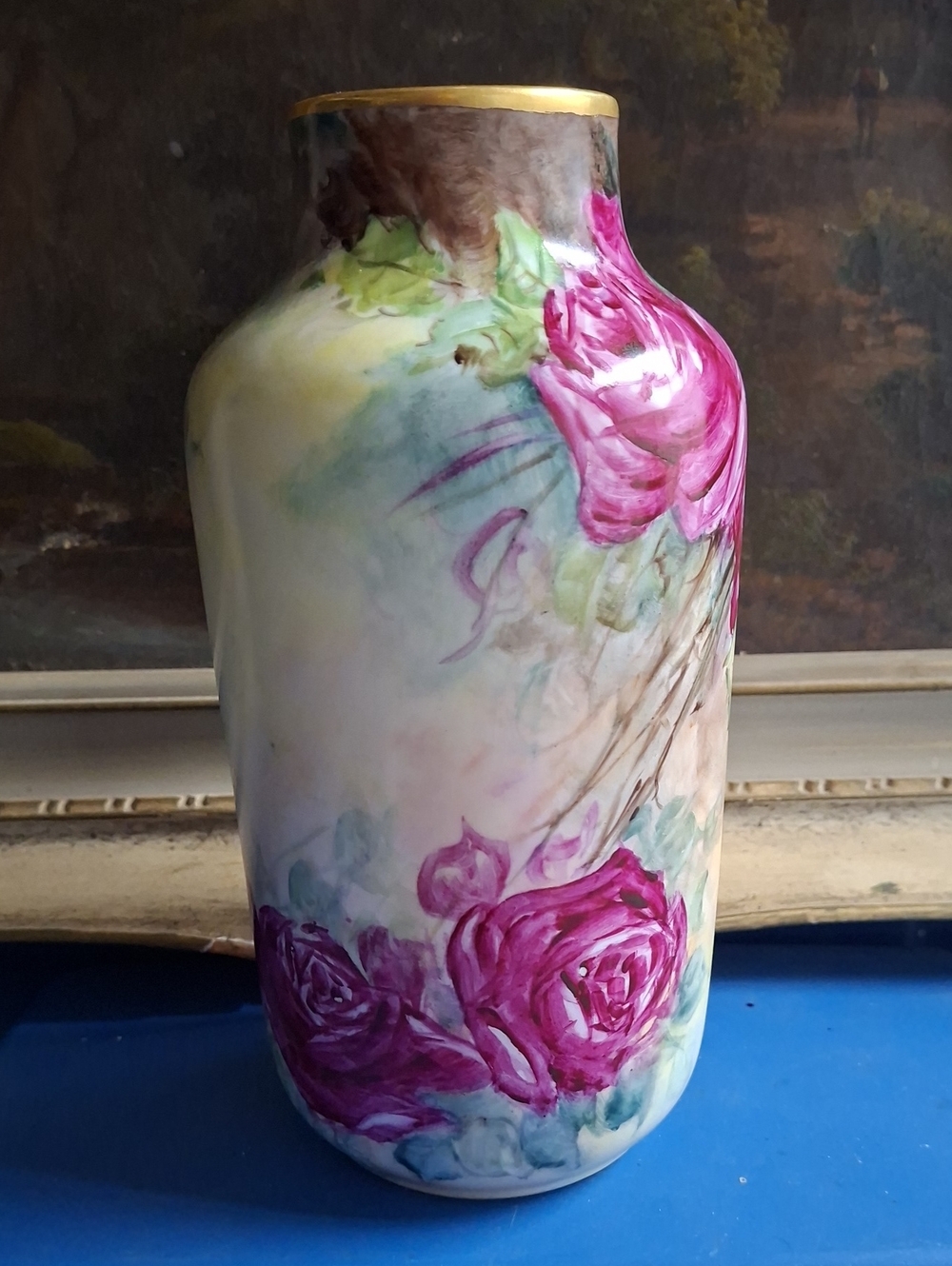 1927 GDA Limoges Vase, Hand Painted - Picture 2 of 4